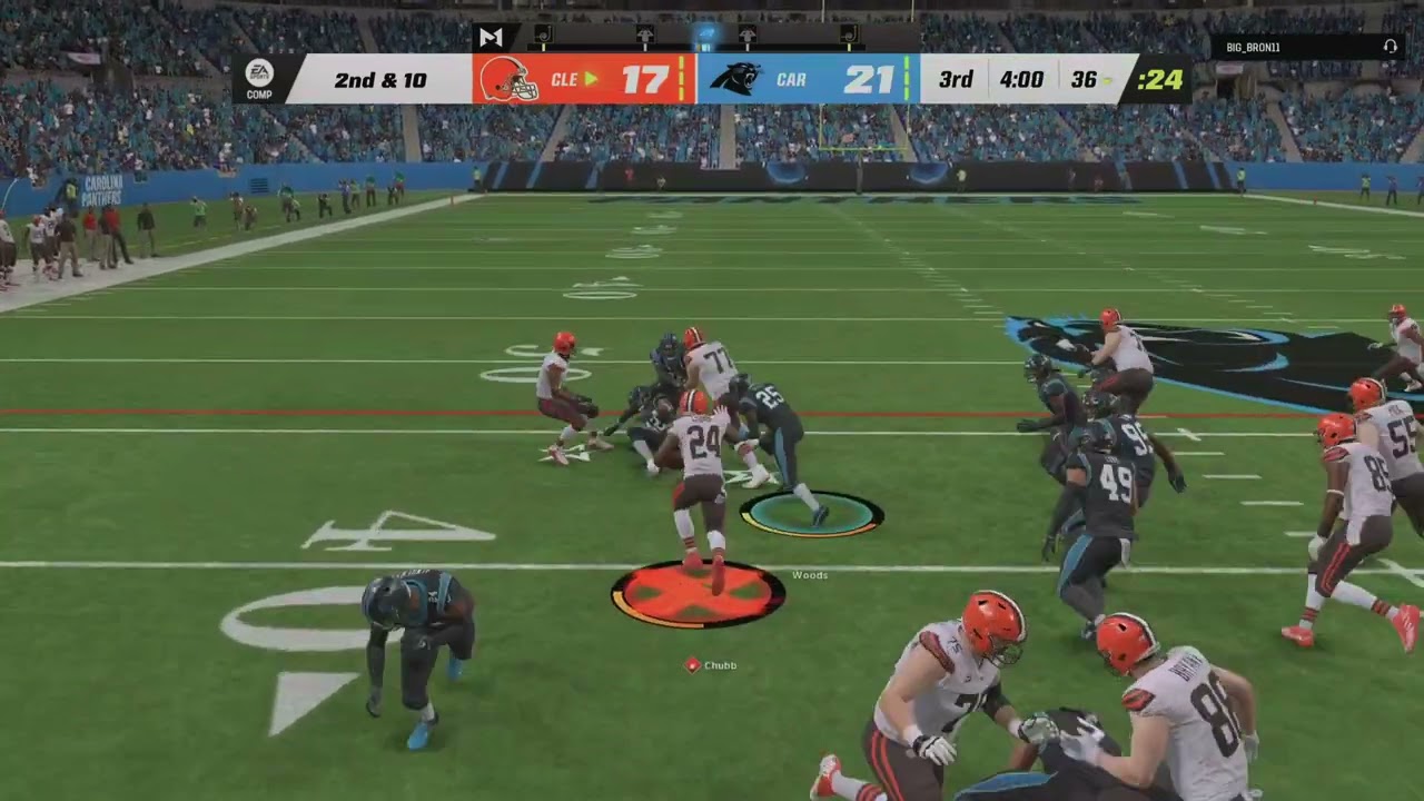 Nick Chubb’s madden 22 run
