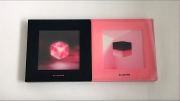 ♡Unboxing BLACKPINK 블랙핑크 1st Mini Album Square Up 스퀘어업 (Black & Pink Ver.)♡