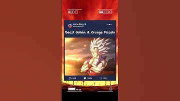 Gohan and Orange Piccolo #dragonball #goku