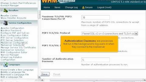 How to configure your incoming mail server in WHM (POP3/IMAP) - WHM Service Tutorials