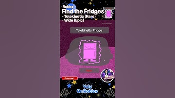 Telekinetic (텔레키네틱,テレキネティック),Wide (넓은,広い),#FindtheFridges,#냉장고찾기,#冷蔵庫を見つける,#roblox,#로블록스,#ロブロックス