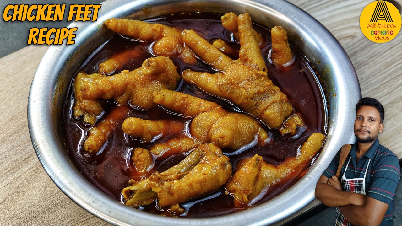 Tasty Indian Style Chicken Feet Curry Recipe | Chicken Panja Curry ...