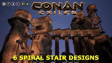 CE 6 Spiral Stairs Patterns in Conan Exiles