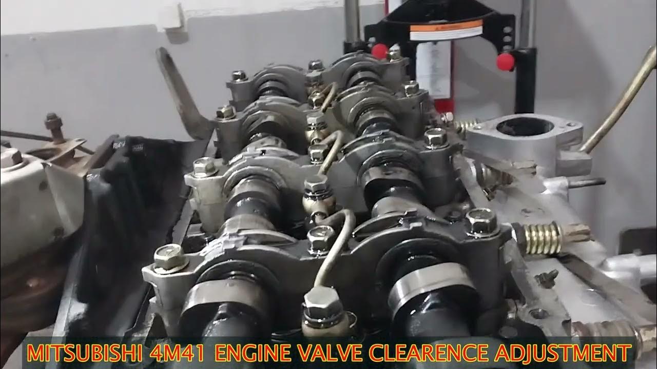 How to adjust Valve clearance on Mitsubishi 4M41 engine Pajero Tappet