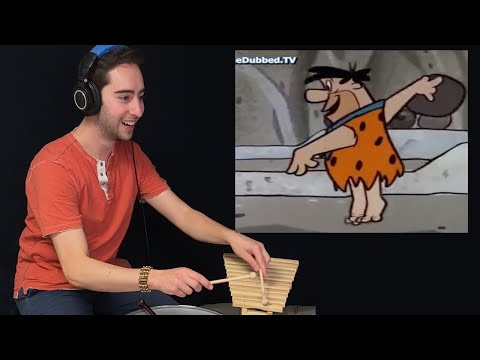 How cartoon sounds are made – The Flintstones