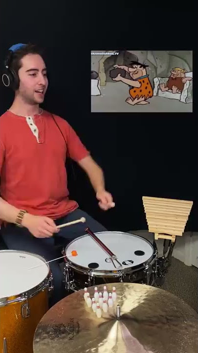 How cartoon sounds are made – The Flintstones