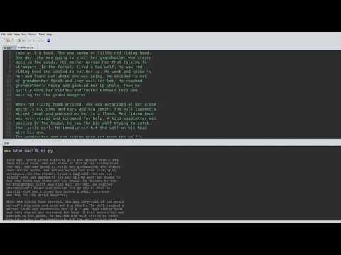 Create a Mad lib app in python 3 THE OLD WAY