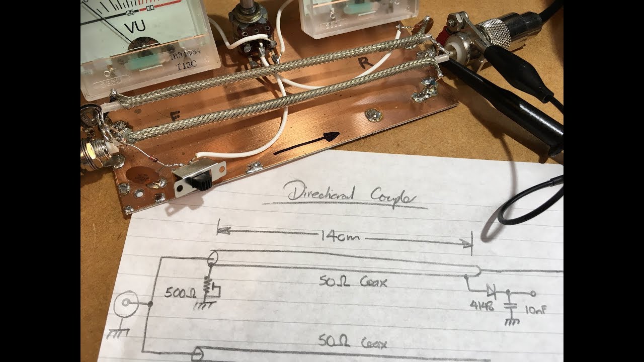 Homebrew PWR/SWR Meter: Part 2 - Directional Coupler Idea - YouTube homebrew-pwr-swr-meter-part-2-directional-coupler-idea-youtube