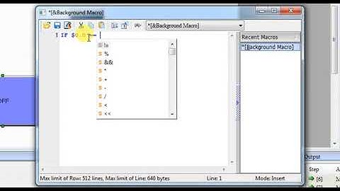 Background Macro By DOP HMI software