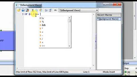 Background Macro By DOP HMI software