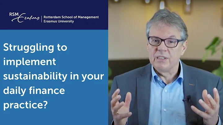 Sharpen your sustainable financial decision-making