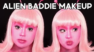 ALIEN BADDIE HALLOWEEN MAKEUP!! | EXTRATERRESTRIAL CUTIE! | jazminekiah