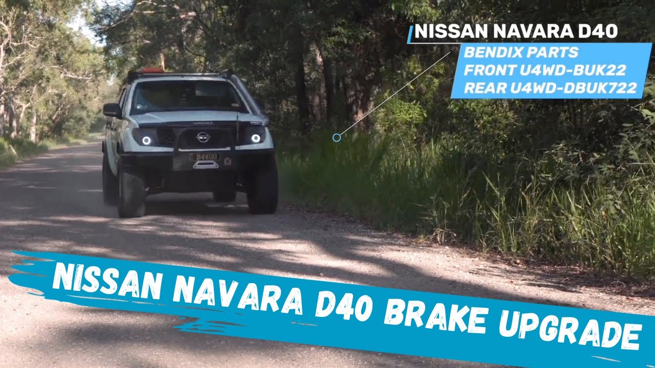 Nissan Navara D40 Brake Upgrade
