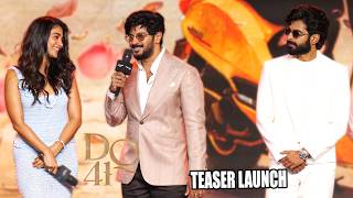 Dq41 Teaser Launch Dulquer Salmaan, Pooja Hegde, Deekh Shetty