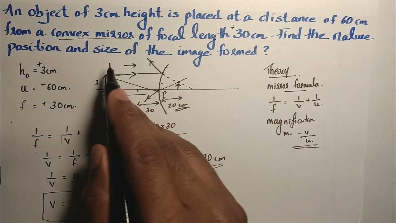 An Object Of 3cm Height Is Placed At A Distance Of 60cm From A Convex an-object-of-3cm-height-is-placed-at-a-distance-of-60cm-from-a-convex