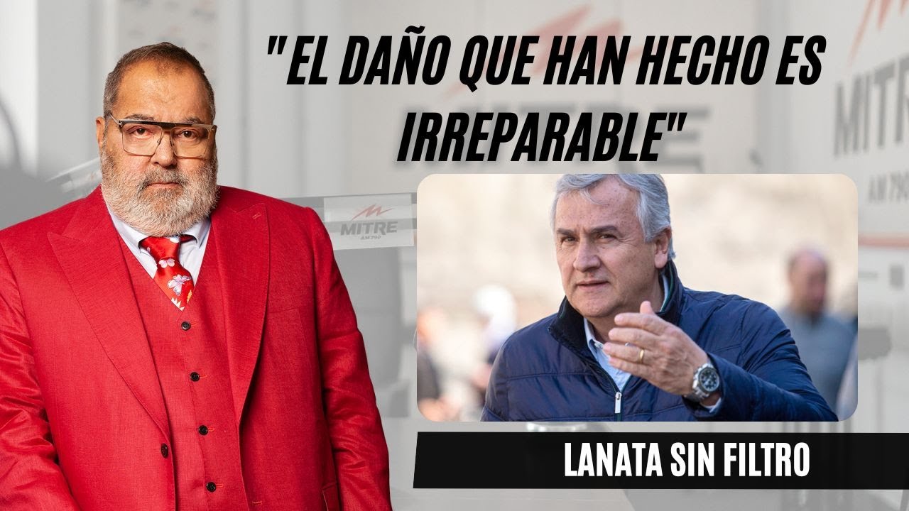 Gerardo Morales apuntó contra las versiones de infidelidad de su mujer y el ADN de su hija