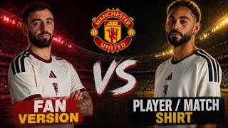 Manchester United 3rd Shirt 2026/27 Fan vs Player | Climacool & + Adidas Premier League Football