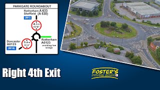 How To Do Parkgate Roundabout | Right 4th Exit | From Rawmarsh To Barbot Hall