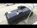 Camper solar water heater