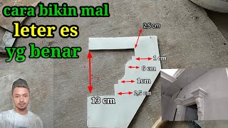 tutorial cara bikin malan leter es