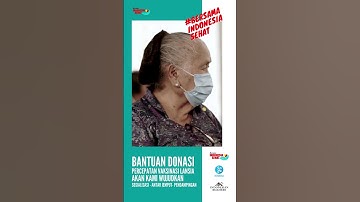 Video Galang Dana Vaksinasi Lansia
