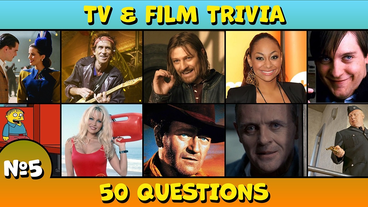 Quiz Quest #5 | TV & Film Trivia! - No AI Quizzes