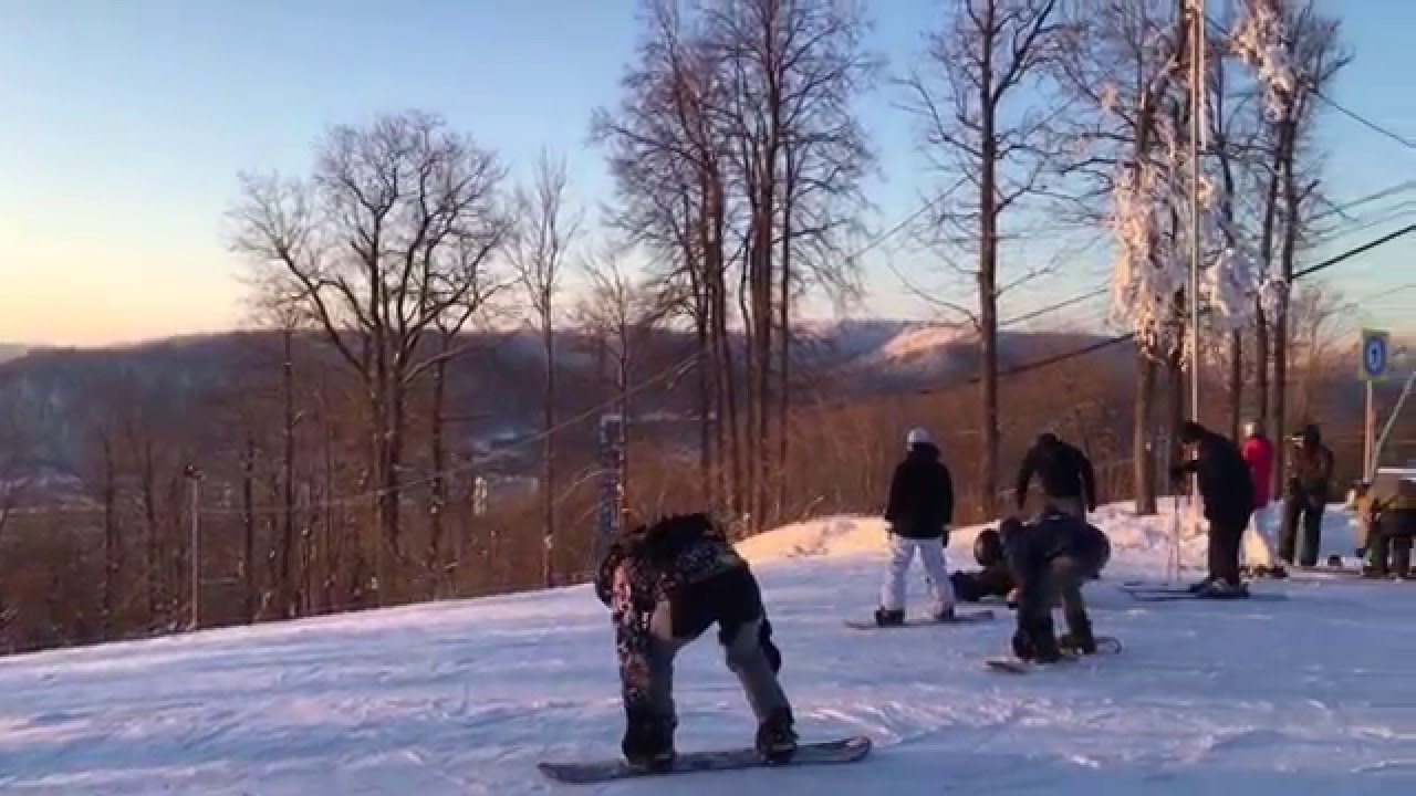 Горнолыжный комплекс Красная Глинка Самара 2016 4K - YouTube