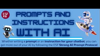Strong AI Prompt Protocol @ ESF | 5 Easy Steps for Staff