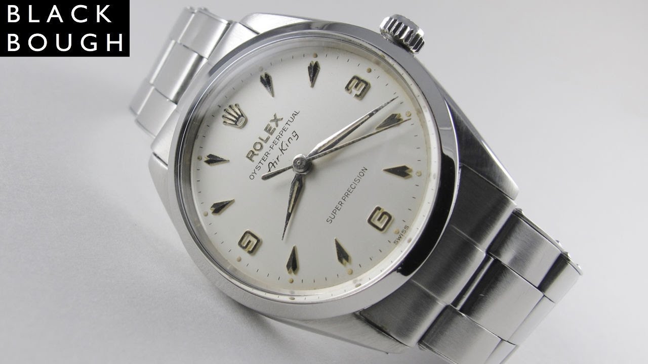 Appel til at være attraktiv Stue kul Rolex Oyster Perpetual Air-King Super Precision Ref. 5500 vintage  wristwatch, dated 1964 - YouTube
