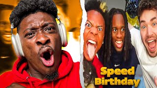 Kai Cenat & Adin Ross Surprise IShowSpeed For His Birthday! 🤣