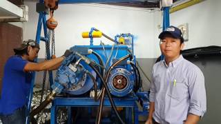 Test Piston PumpVICKER PVH131 @140 BAR#Repair Piston Pump Hydraulic. By V-Tech Engineering