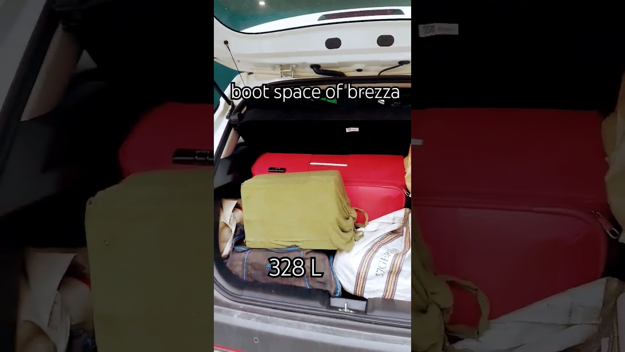 boot space of brezza 