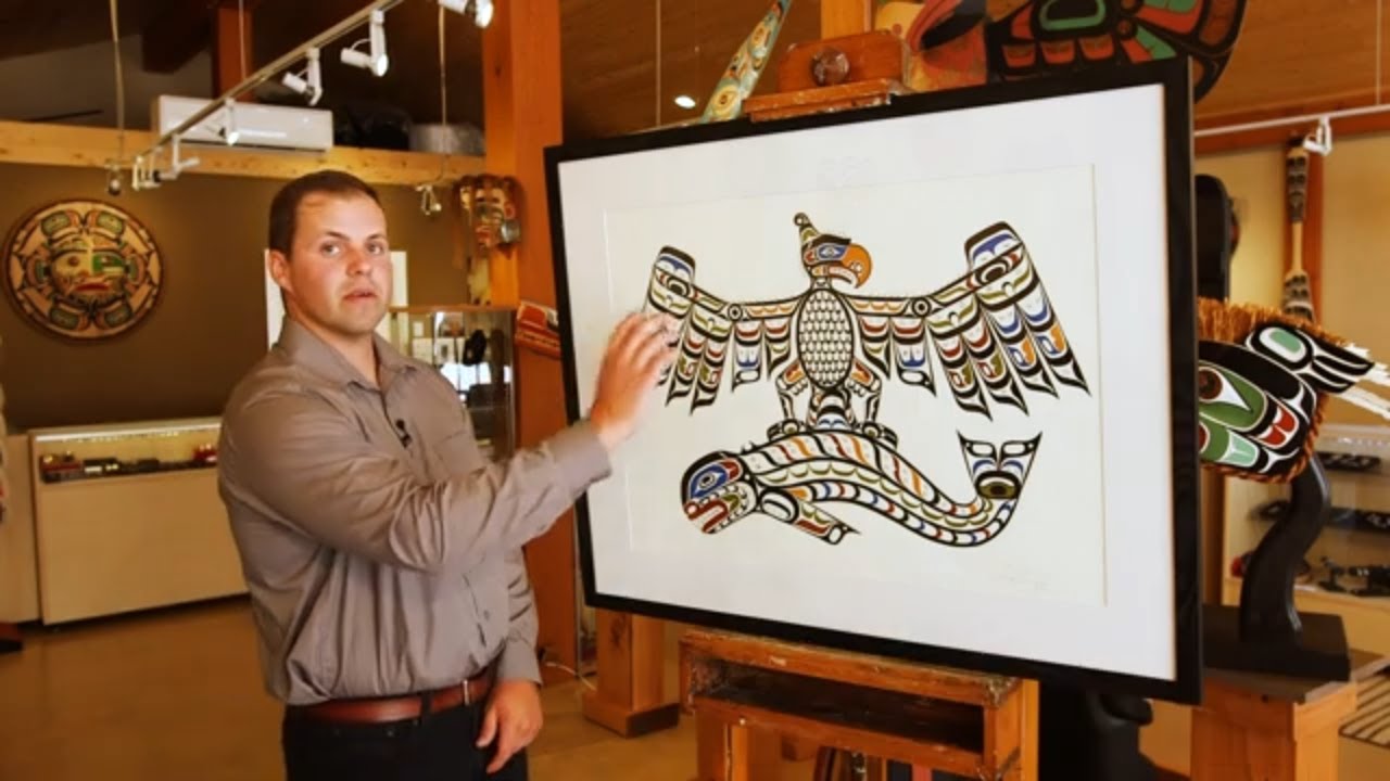 Karver Everson: Northwest Coast artist: Thunderbird and Killer Whale