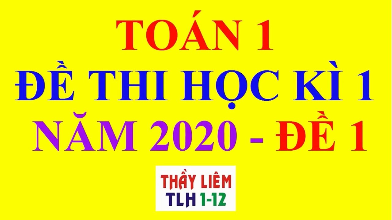 Đề thi toán lớp 1 học kỳ 1 năm 2019 | Toán Lớp 1 – ĐỀ THI  HỌC KÌ 1 năm 2019