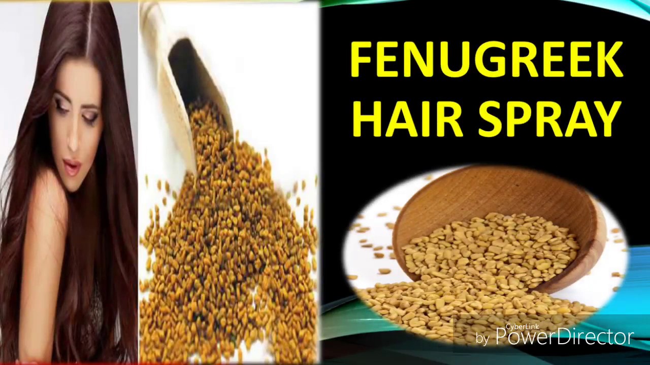 Fenugreek hair spray (spritz) fenugreek spray for hair growth & hair