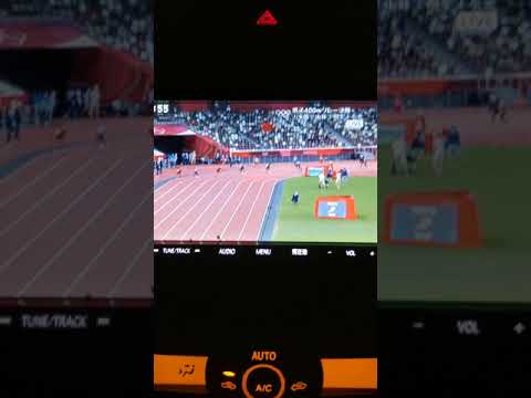 日本　男子400mリレー　バトンミス