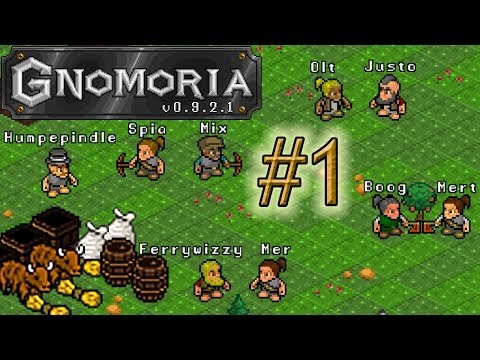 Видео: Gnomoria 01. Это моя гора!