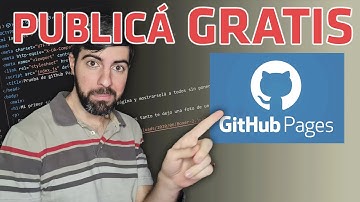 GitHub Pages: La forma más simple de publicar tu sitio web gratis