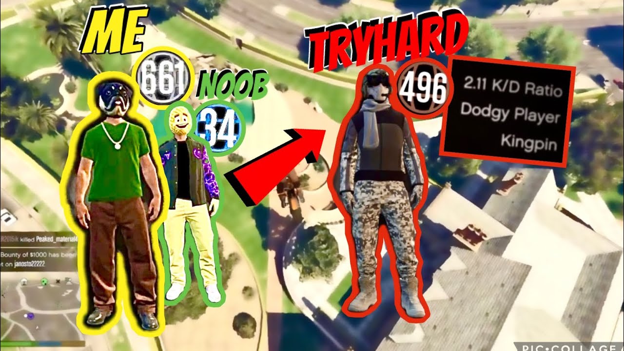 Saving A NOOB From A FILTHY TRYHARD on GTA Online