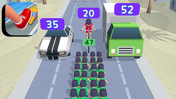 Crowd Run Over ​- All Levels Gameplay Android,ios (Part 2)
