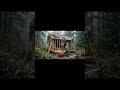 This tiny house was completely abandoned in the middle of the forest