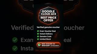 🔥 Grab Your Google Cloud ACE Discount Voucher Now! 🔥