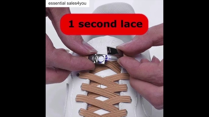 NEIYIDAREN Elastic Shoelaces No Tie Shoe Laces: with Magnetic Shoe Laces  Lock for Adults，Shoe Laces Tieless with Metal Buckles for Kids Adults and