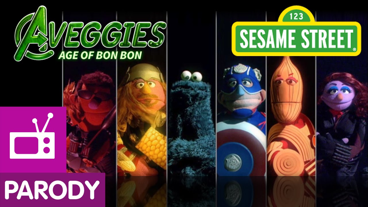 ⁣Sesame Street: The Aveggies- Age of Bon Bon (Avengers Parody)