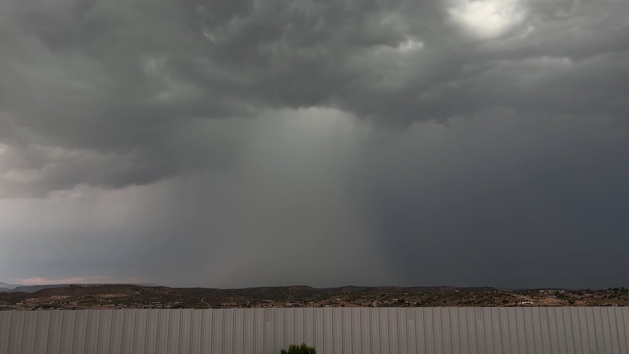 Chasing the Monsoon ⛈️ Severe Thunderstorm near Camp Verde, AZ ⛈️ - YouTube