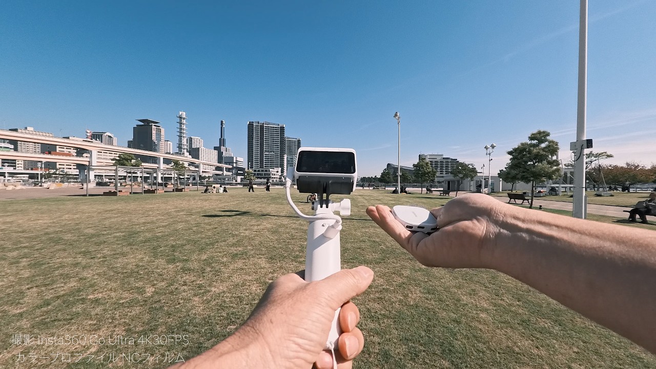 Insta360 Go UltraでVlog in Kobe　アクセサリーも色々試しつつメリケンパークをうろうろしてみた