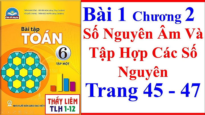 Chương 2 số nguyên toán 6 bài tập 1 năm 2024