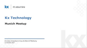 Speed changes things Kx, kdb+ and q
