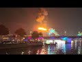 Complete dragon bridge fire show  da nang vietnam