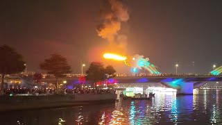 Complete Dragon Bridge Fire Show | Da Nang, Vietnam
